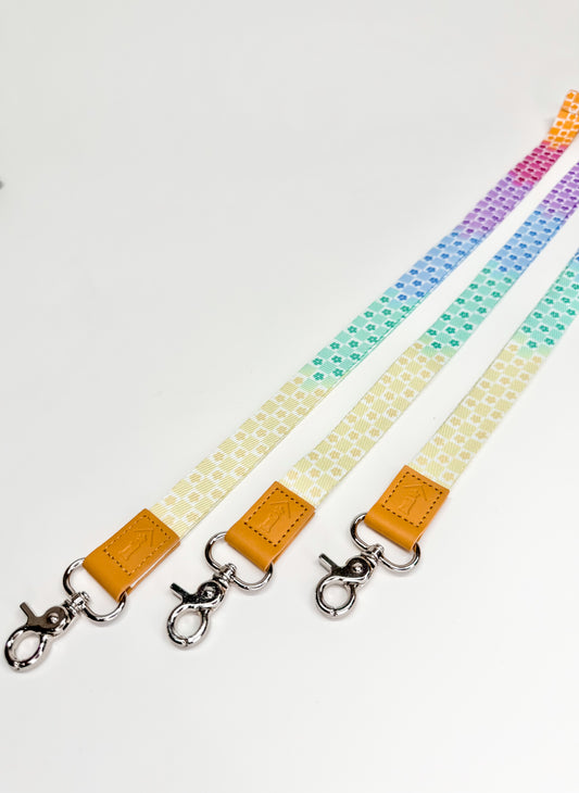 Ombre Flower Power Lanyard