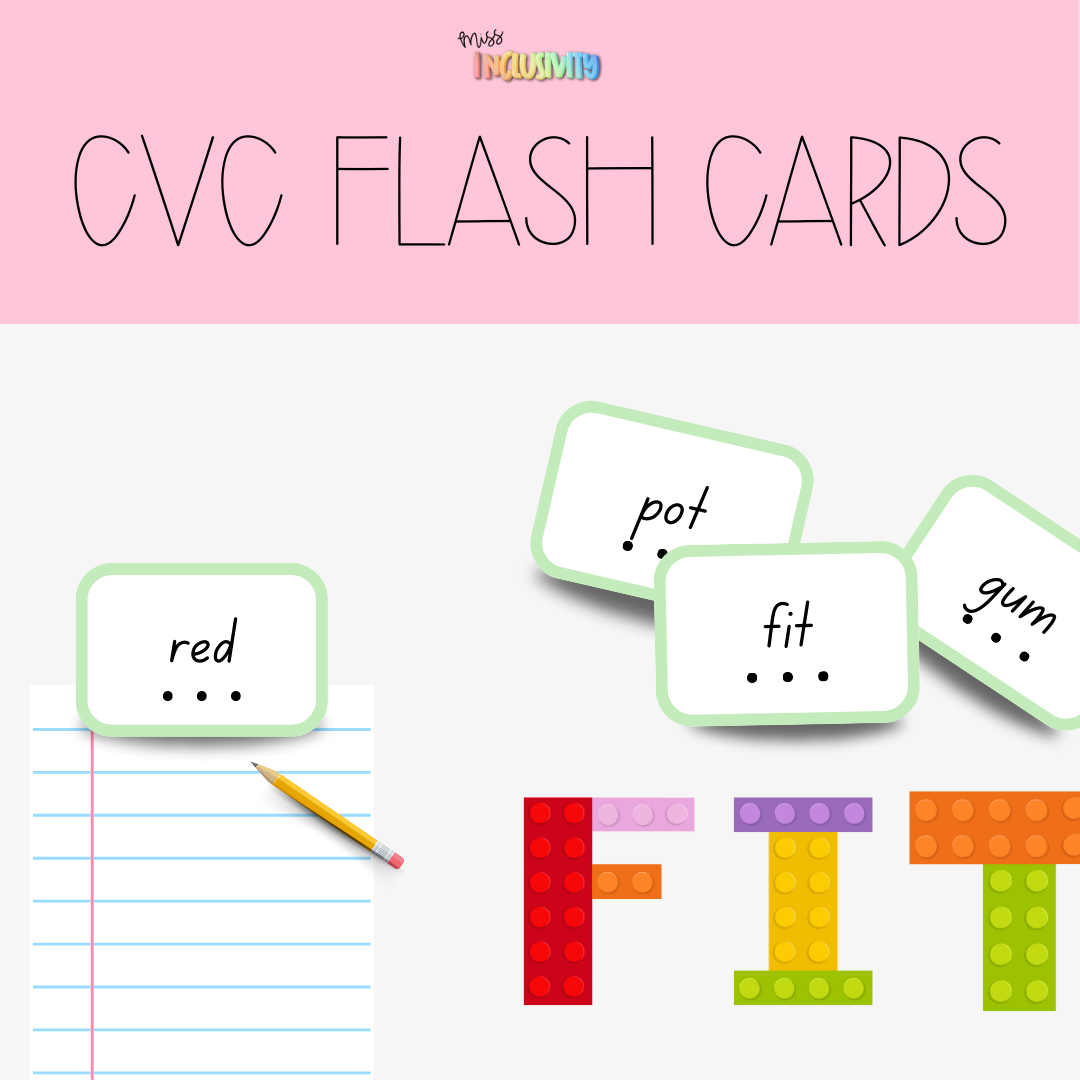 Miss Inclusivity CVC Flashcards