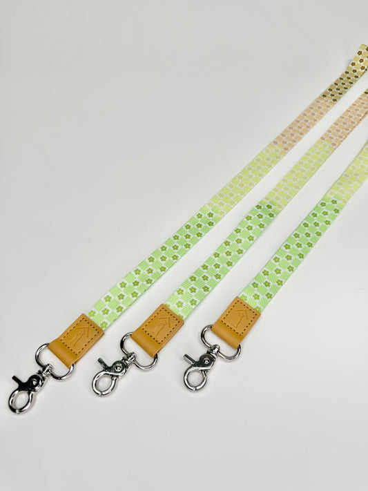 Neutral Ombre Flower Power Lanyard