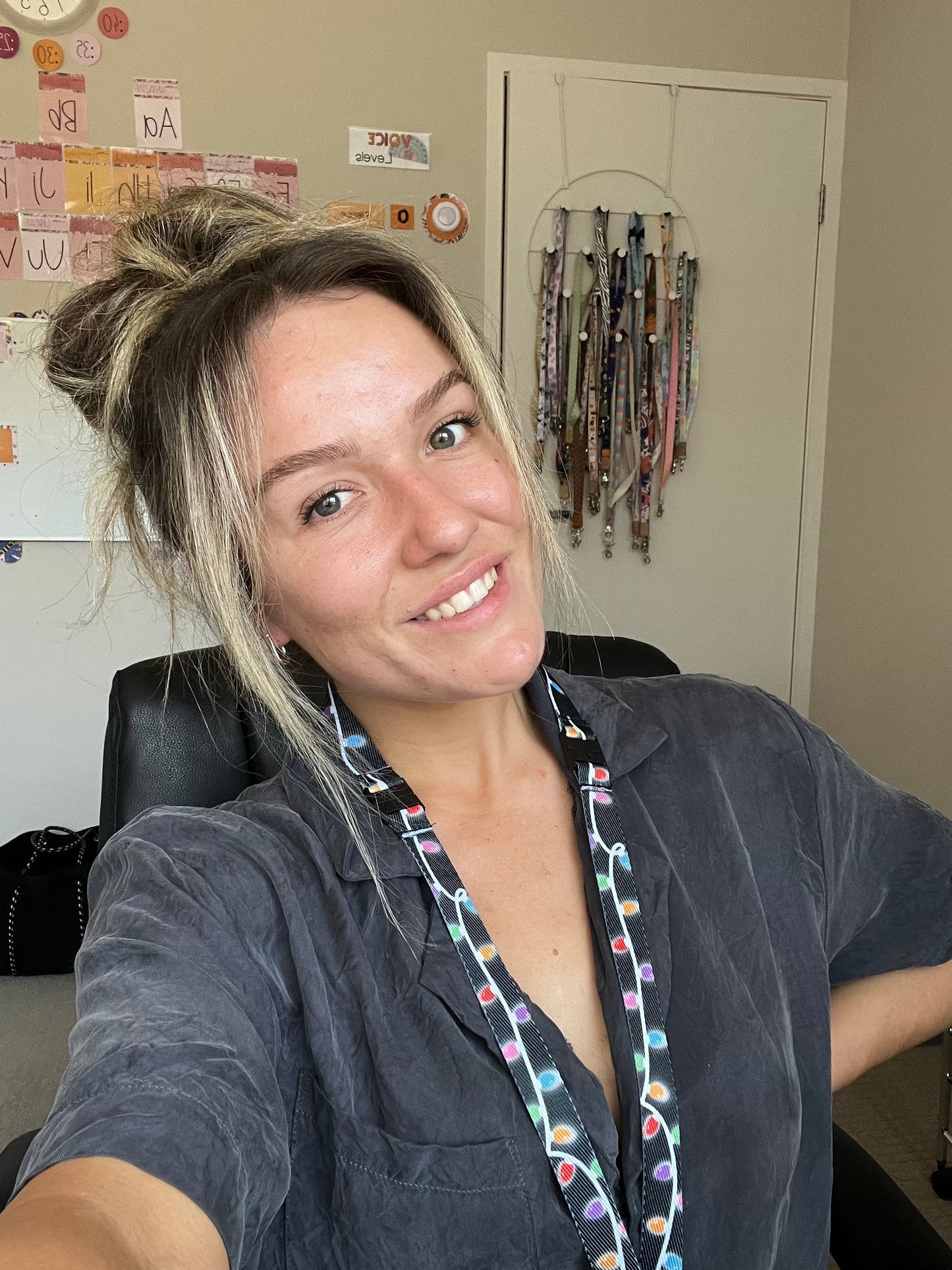 Christmas Lights Lanyard