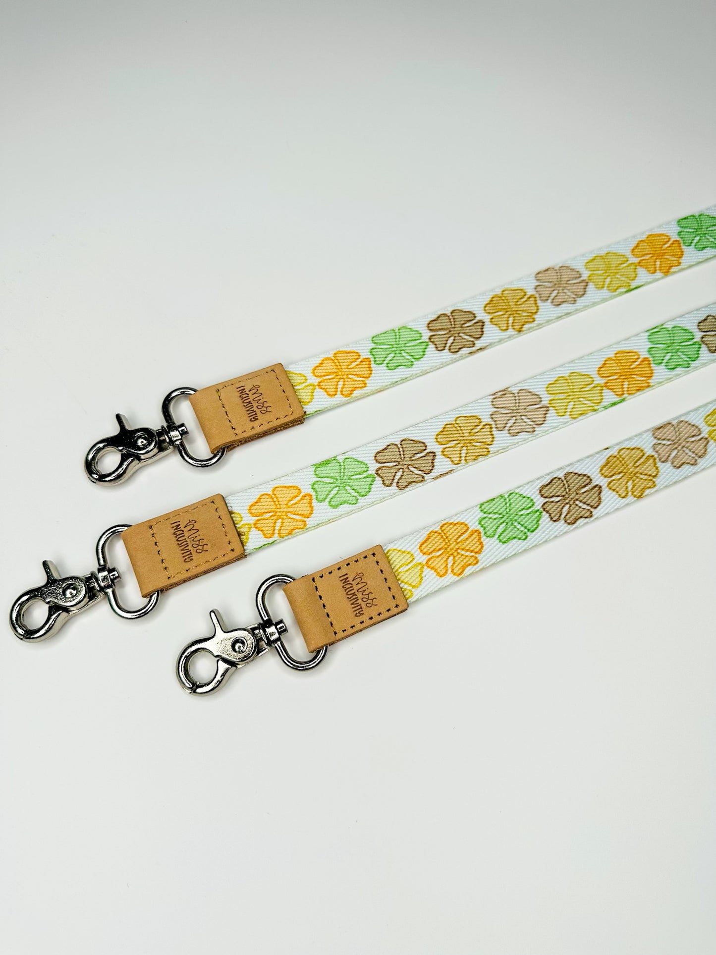 Neutral Hibiscus Haven Lanyard