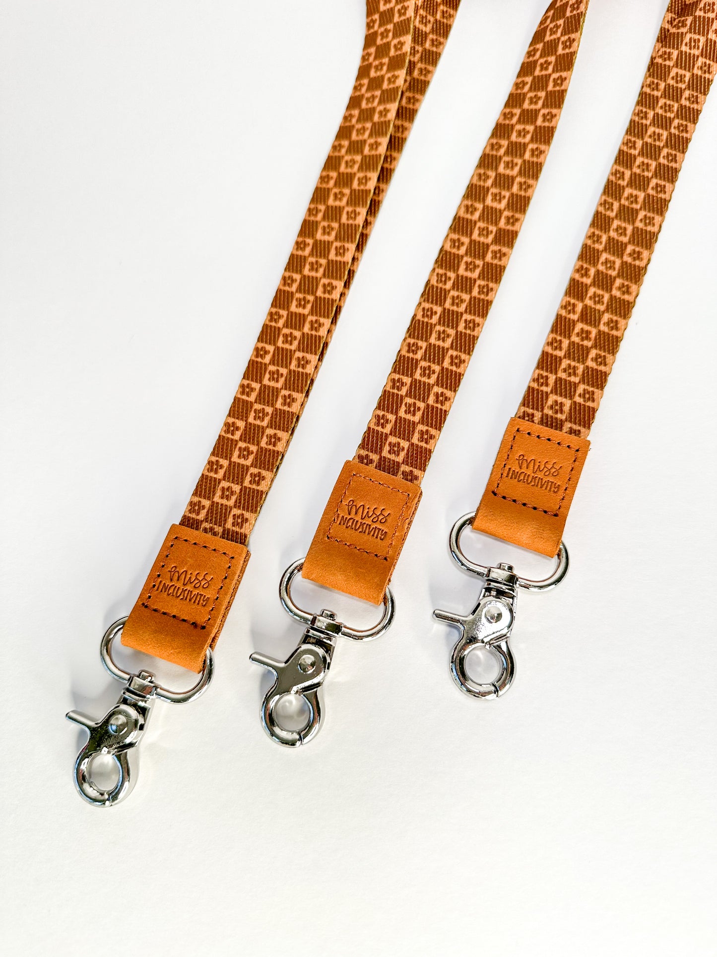 Chocolate Flower Power Lanyard
