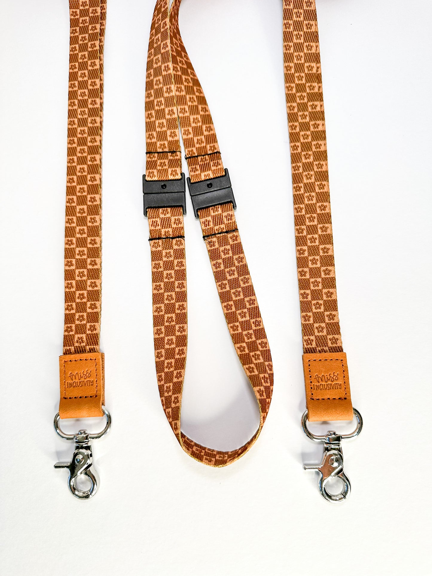 Chocolate Flower Power Lanyard