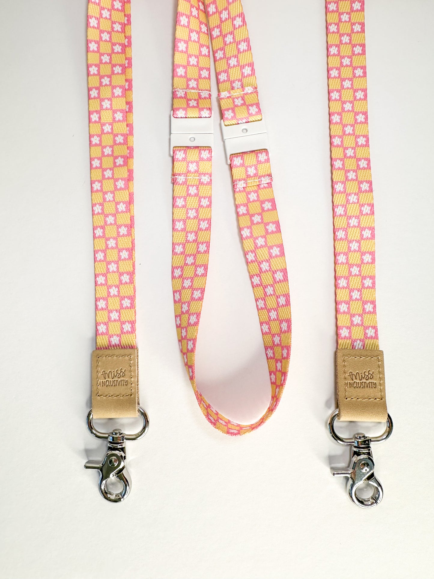 Pink Lemonade Flower Power Lanyard