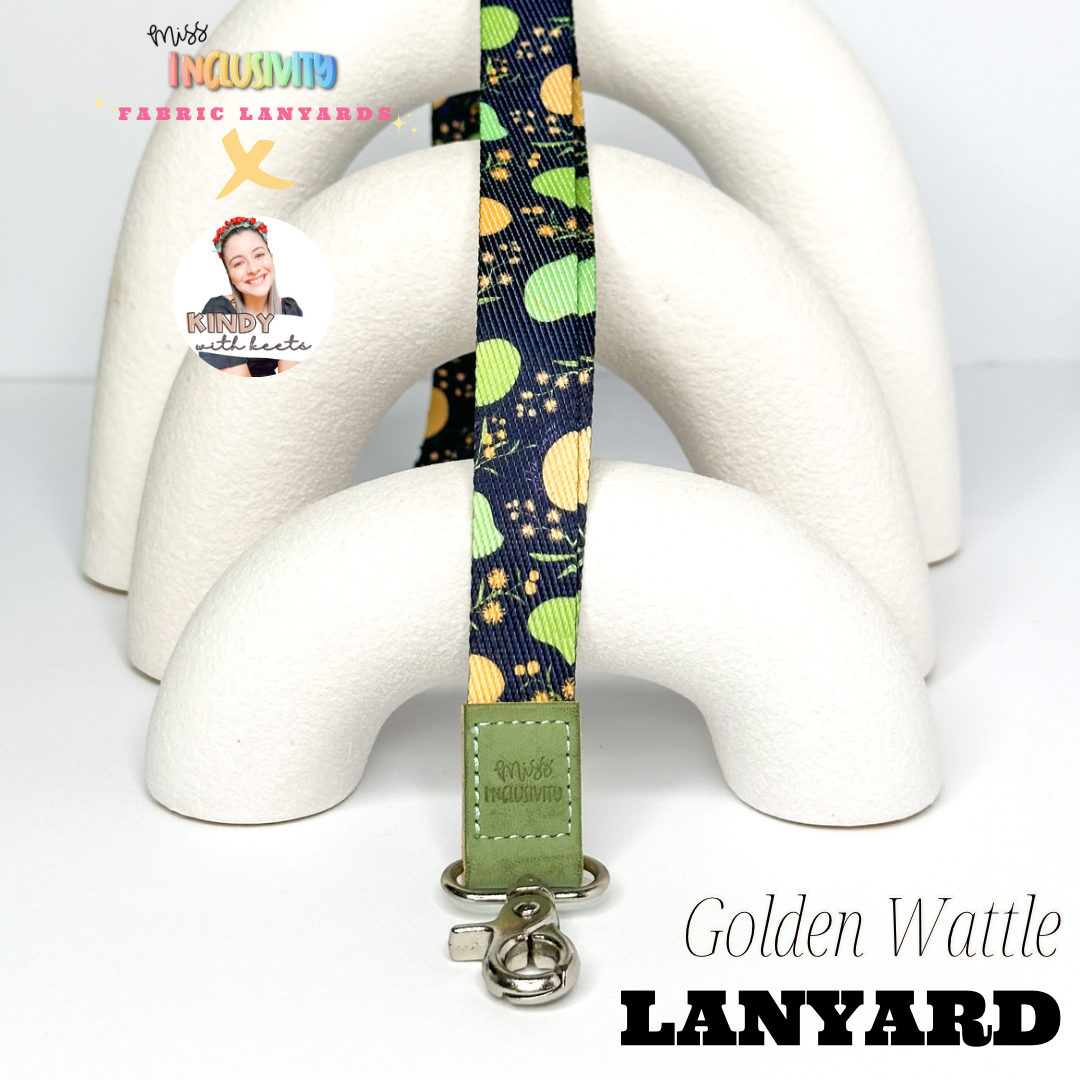 Golden Wattle Lanyard