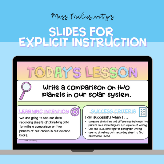 Slides for Explicit Instruction