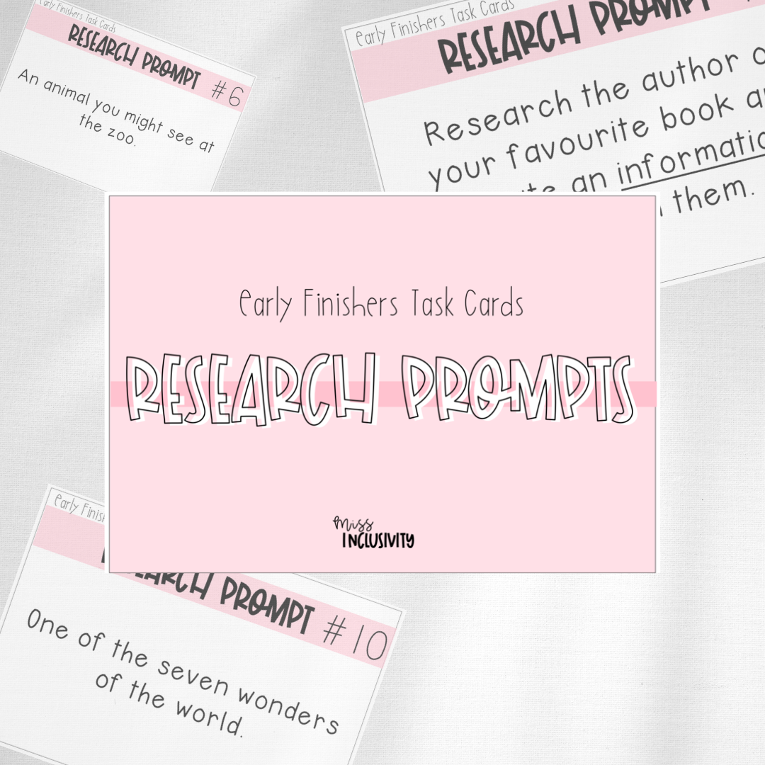 Research Task Cards