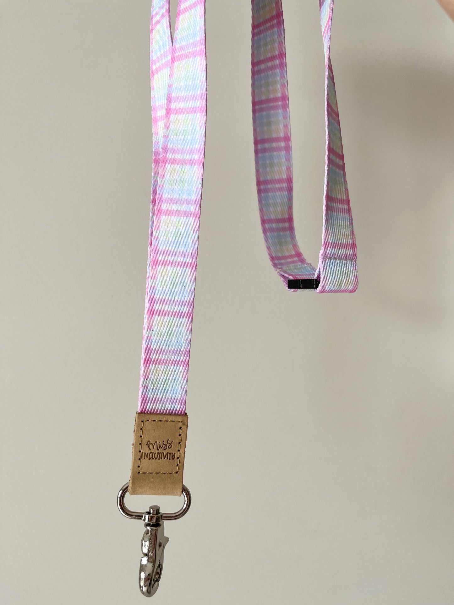 Inclusivity Gingham Lanyard