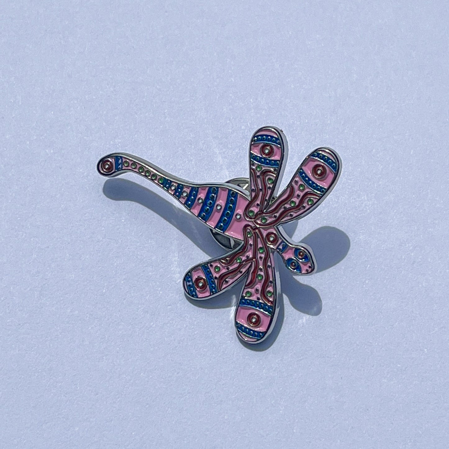 Dragonfly Pin - Numpie Murras Indigenous Artwork