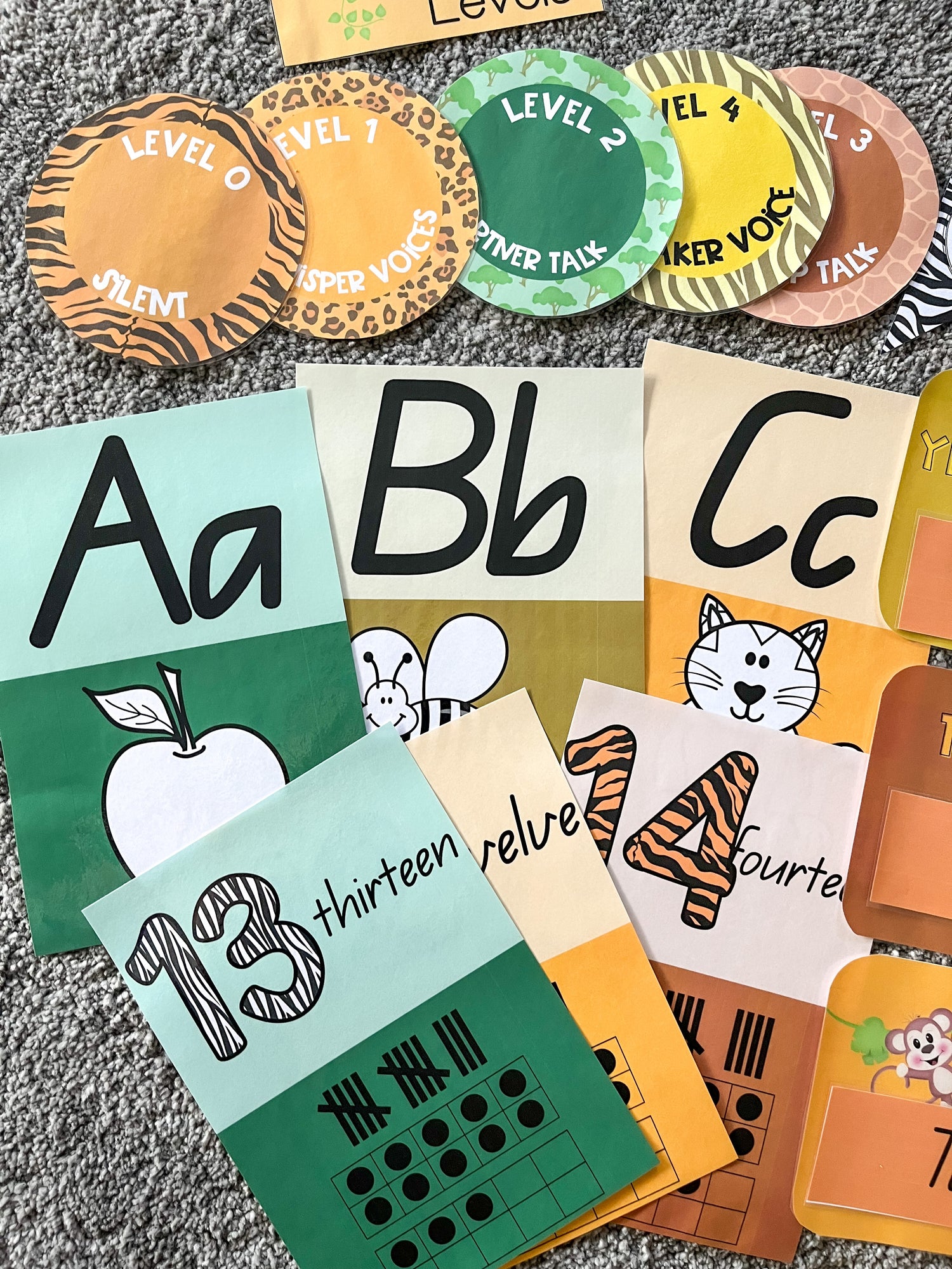 Jungle Classroom Decor