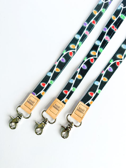 Christmas Lights Lanyard