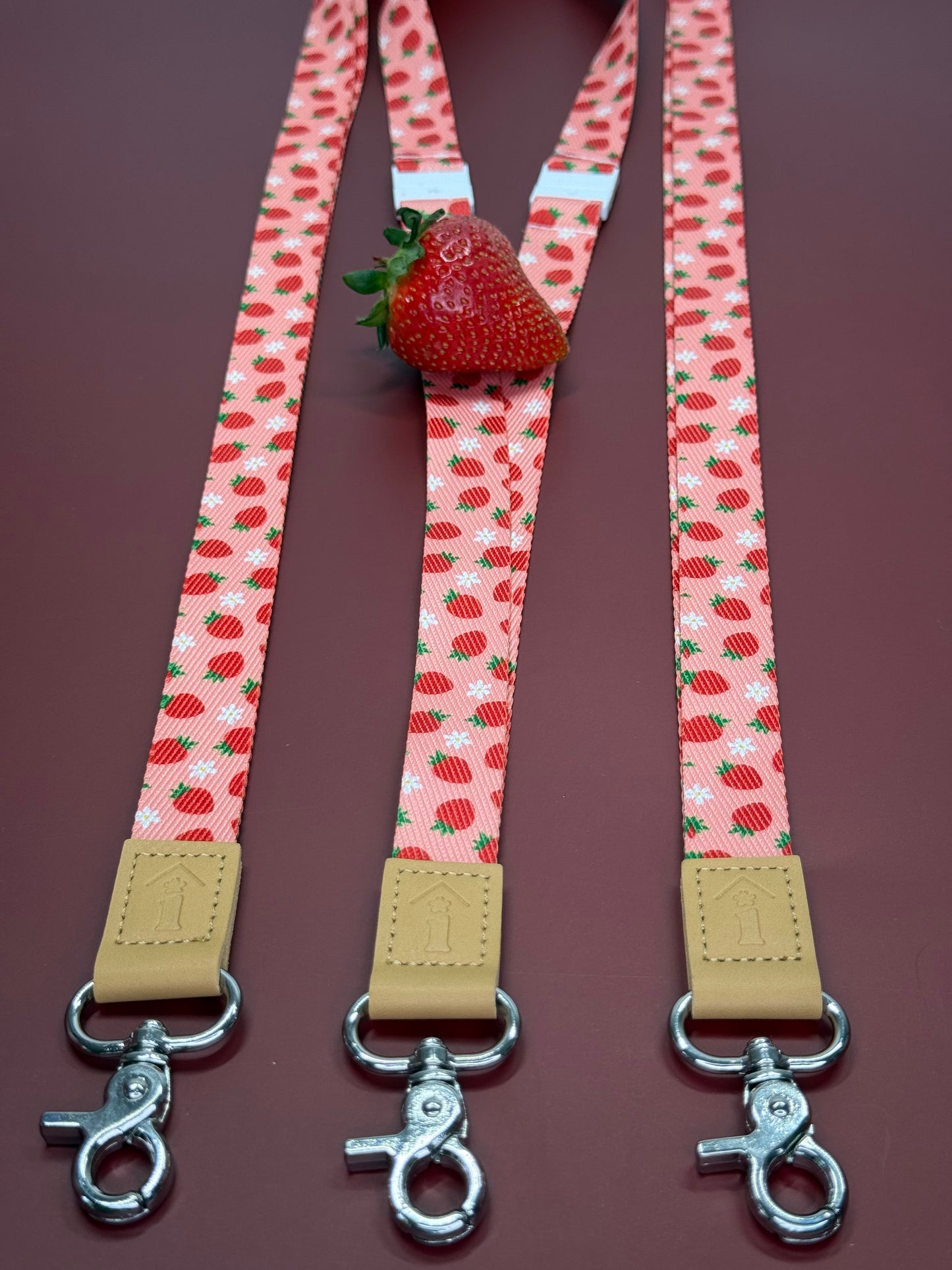 Strawberry Kisses Lanyard