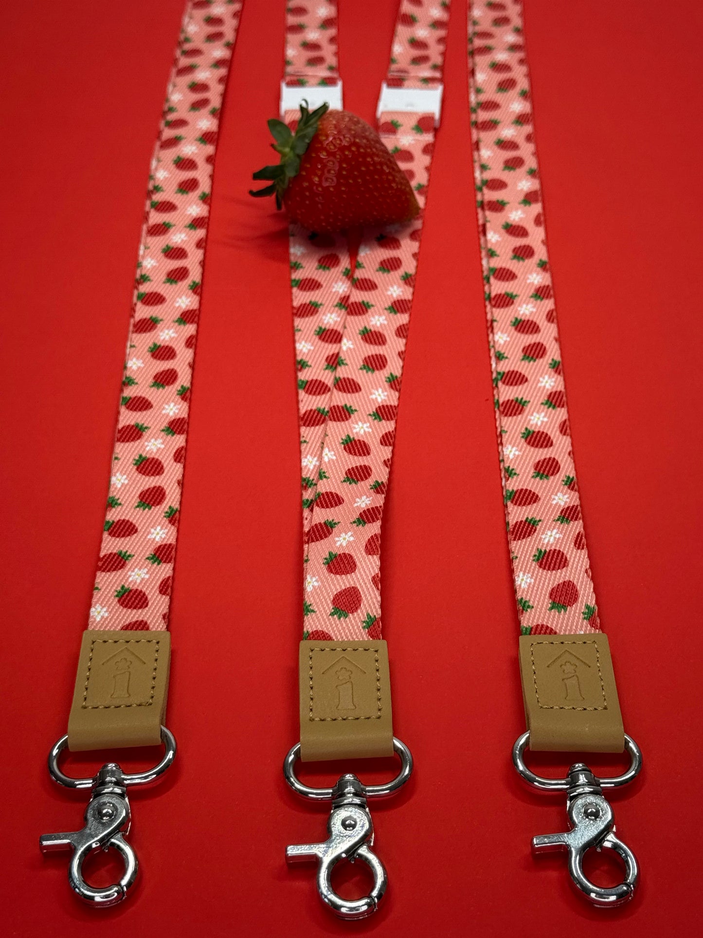 Strawberry Kisses Lanyard