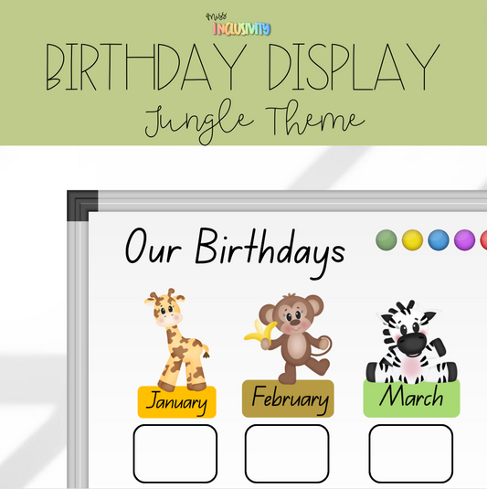 Jungle Birthday Displays