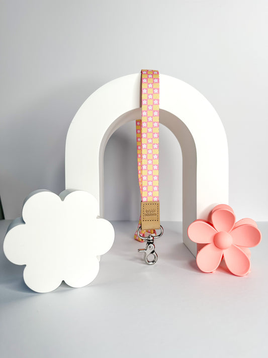 Pink Lemonade Flower Power Lanyard