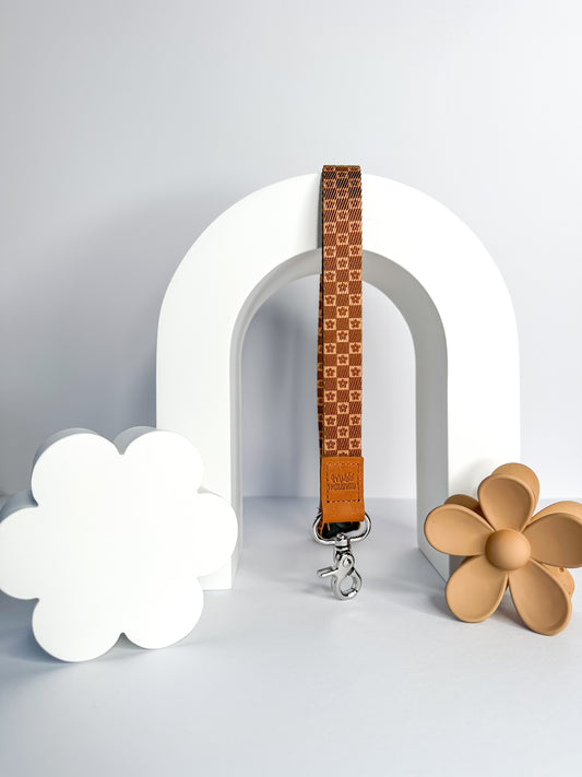 Chocolate Flower Power Lanyard