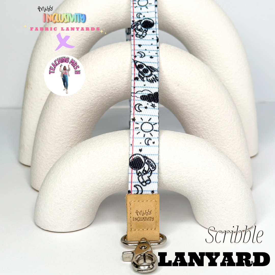 Scribbles Lanyard