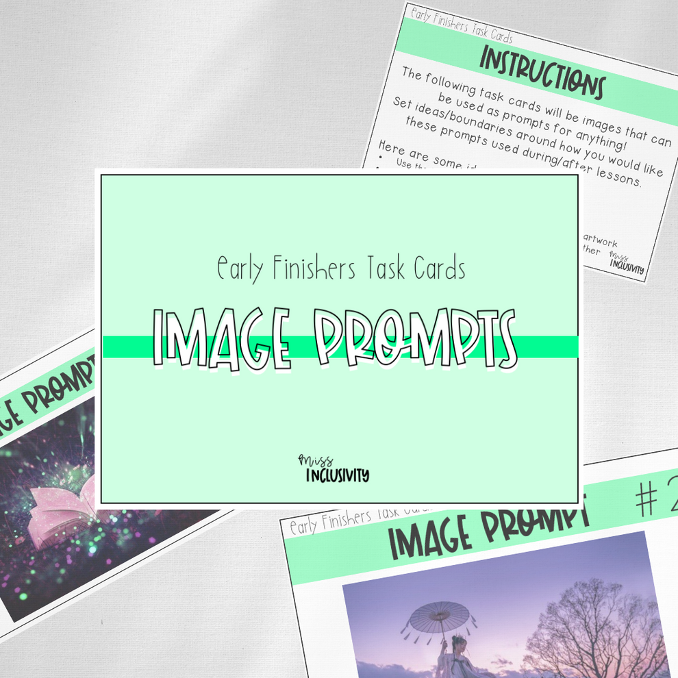 Image Prompt Task Cards – The Inclusivity Hub