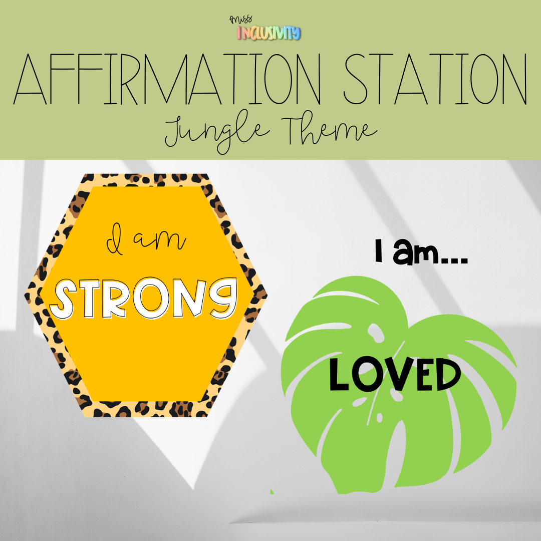 Jungle Affirmation Station [Editable]