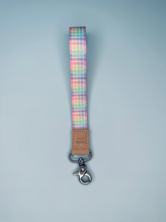 Gingham Mini Lanyard