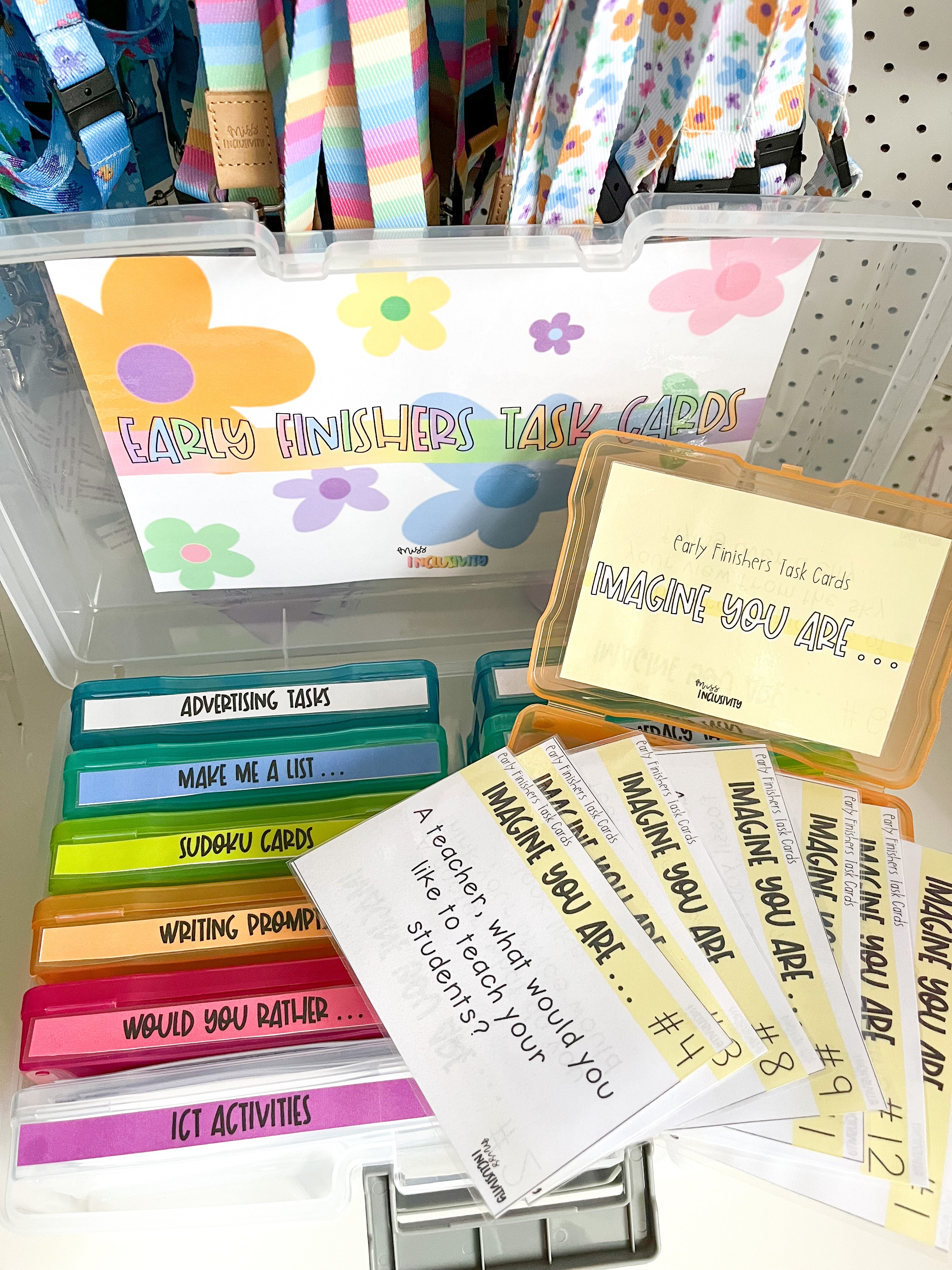 [Middle/Upper Primary] Early Finishers Task Cards – The Inclusivity Hub