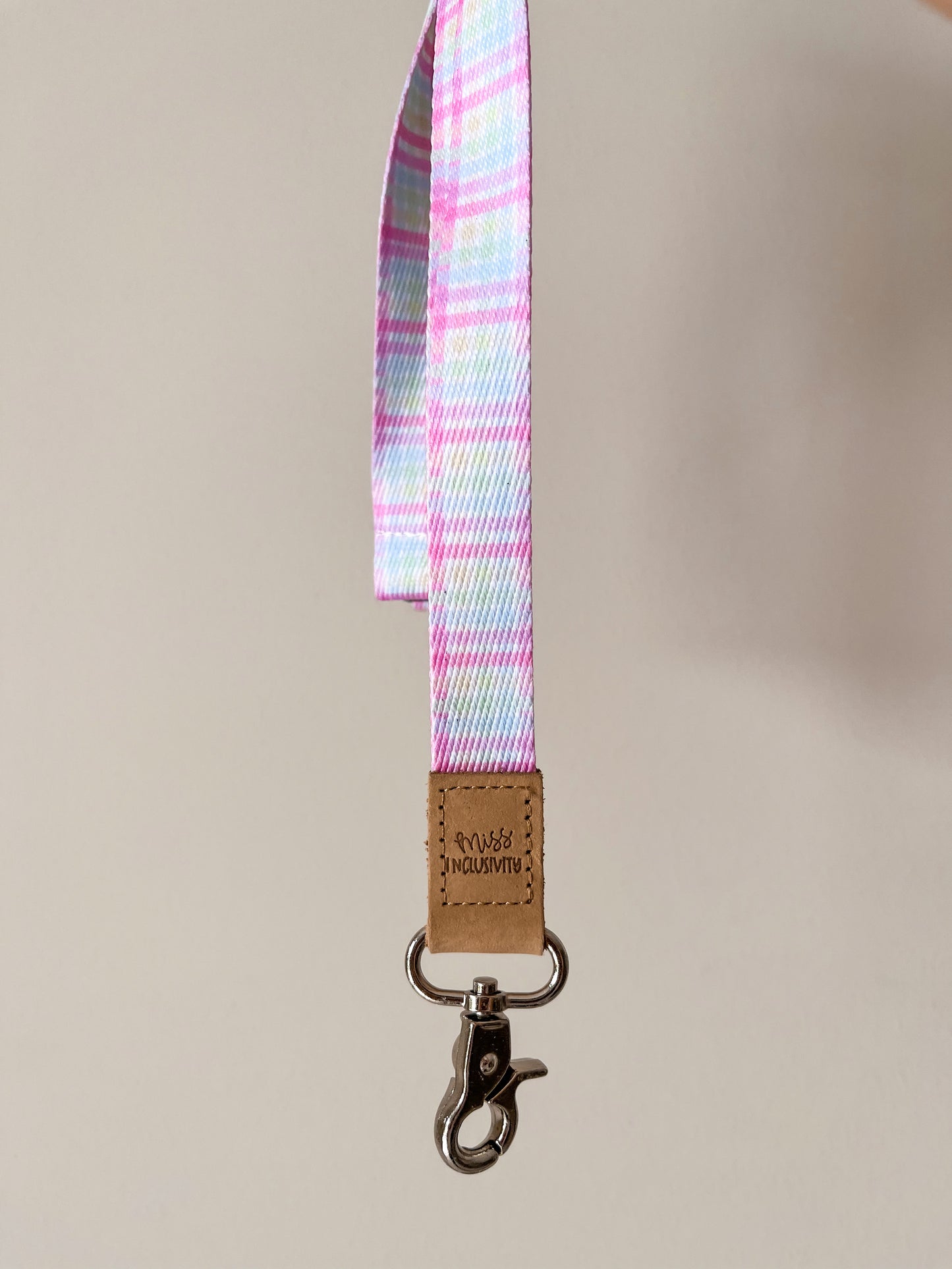 Inclusivity Gingham Lanyard